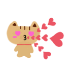 毎日使えるねこたんスタンプ（個別スタンプ：3）