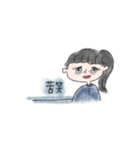 どこでも使える！おしゃれ女子たち！（個別スタンプ：6）