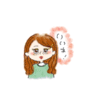 どこでも使える！おしゃれ女子たち！（個別スタンプ：14）