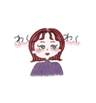 どこでも使える！おしゃれ女子たち！（個別スタンプ：24）