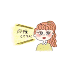 どこでも使える！おしゃれ女子たち！（個別スタンプ：25）