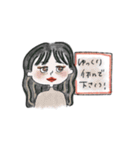 どこでも使える！おしゃれ女子たち！（個別スタンプ：40）