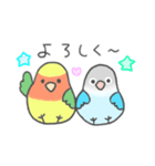 かわいいインコのスタンプです。（個別スタンプ：7）