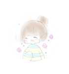 ゆるふわ女の子[お団子]（個別スタンプ：5）