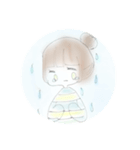 ゆるふわ女の子[お団子]（個別スタンプ：6）