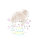ゆるふわ女の子[お団子]（個別スタンプ：7）