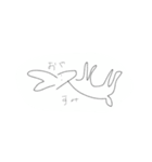 手書き！犬を絵にしたらこうなりました。（個別スタンプ：2）