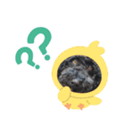 黒ミディプーの豆太くん②（個別スタンプ：3）