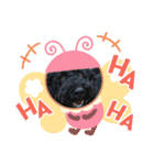 黒ミディプーの豆太くん②（個別スタンプ：7）