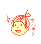 りんご母子スタンプ（個別スタンプ：8）