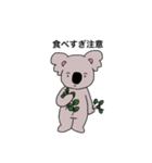 素朴なコアラ（個別スタンプ：22）