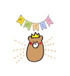 かきくけこぐま^_^（個別スタンプ：16）