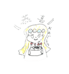 おんなのことたべものたち（個別スタンプ：19）