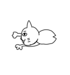 ちょっとうざい感じの猫のスタンプ（個別スタンプ：4）