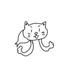 ちょっとうざい感じの猫のスタンプ（個別スタンプ：7）