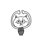 ちょっとうざい感じの猫のスタンプ（個別スタンプ：8）