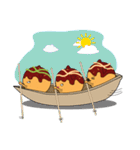 猫耳たこ焼き（個別スタンプ：37）