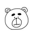 こまり顔クマさん（個別スタンプ：1）