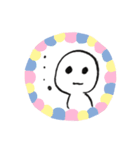 白系もちもちの日常（個別スタンプ：2）