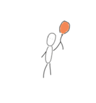 数字くんの落書き（個別スタンプ：12）