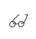 メガネやねん。（個別スタンプ：3）