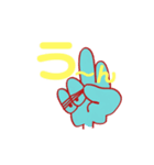 指文字くん（個別スタンプ：8）