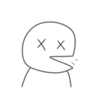 むきりょくくん challenge（個別スタンプ：33）