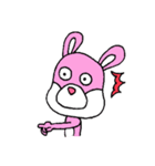 ピンクうさぎ君（個別スタンプ：16）