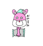 ピンクうさぎ君（個別スタンプ：35）