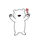しろいくまさんたち。（個別スタンプ：6）