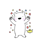 しろいくまさんたち。（個別スタンプ：30）
