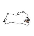 しろいくまさんたち。（個別スタンプ：38）