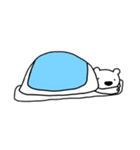 しろいくまさんたち。（個別スタンプ：40）
