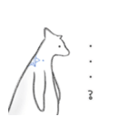 しろい いきもの。。（個別スタンプ：32）