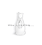 しろい いきもの。。（個別スタンプ：35）