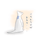 しろい いきもの。。（個別スタンプ：37）