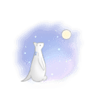 しろい いきもの。。（個別スタンプ：40）