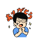 ポンさんの基本スタンプ（個別スタンプ：6）