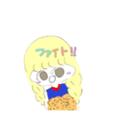 おさげちゃん。の基本のスタンプ（個別スタンプ：11）