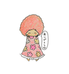 手書き。日常のおしゃれ女子（個別スタンプ：7）