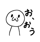 まーるい おかお（まきゅえ1）（個別スタンプ：10）