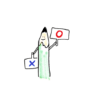 表情が乏しい生き物たち（個別スタンプ：7）