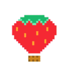 8bit 熱気球 バルーン 天気 weather（個別スタンプ：4）