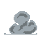 8bit 熱気球 バルーン 天気 weather（個別スタンプ：9）
