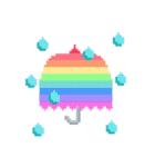 8bit 熱気球 バルーン 天気 weather（個別スタンプ：13）