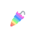 8bit 熱気球 バルーン 天気 weather（個別スタンプ：14）
