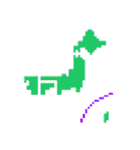 8bit 熱気球 バルーン 天気 weather（個別スタンプ：16）