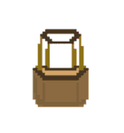 8bit 熱気球 バルーン 天気 weather（個別スタンプ：18）