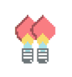 8bit 熱気球 バルーン 天気 weather（個別スタンプ：19）