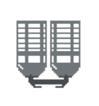 8bit 熱気球 バルーン 天気 weather（個別スタンプ：20）